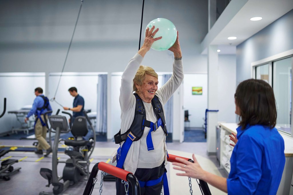 Performing safe balance assessment test with ball