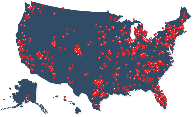 Map of Solo-Step loactions