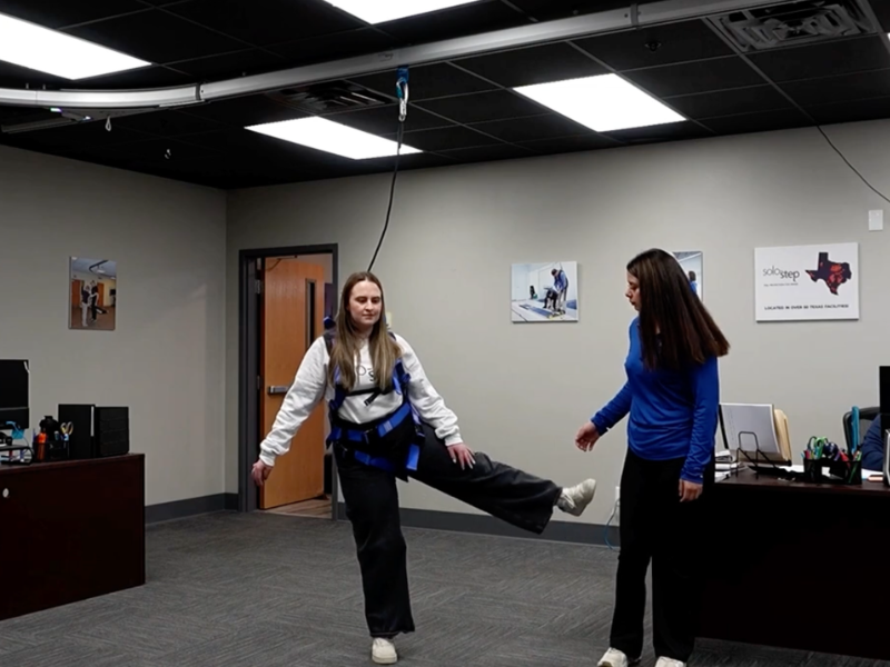 Side Leg Raises In the Solo-Step